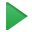 دکمه اجرای اندروید استودیو، یک مثلث سبز رنگ که به سمت راست اشاره می کند