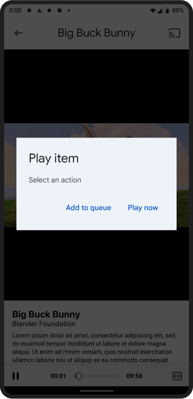 Autoplay queue play-options