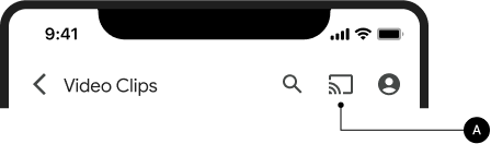 发送方，正在连接到 Chromecast