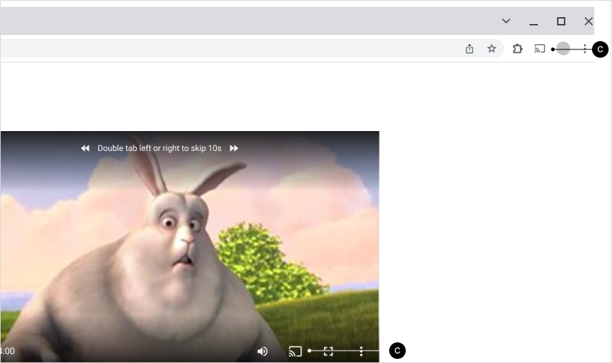 Émetteur, connexion Cast en cours