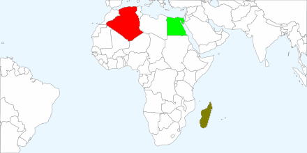 Mappa dell&#39;Africa