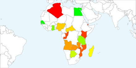 아프리카 지도