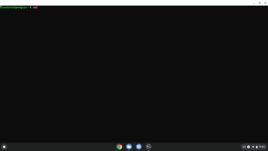 Install your app from the terminal
