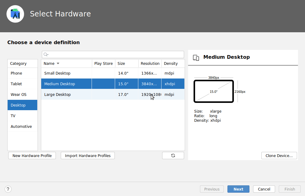 Test your application in the Desktop Emulator