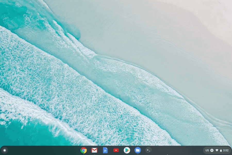 Access Terminal settings by right-clicking the Terminal icon.