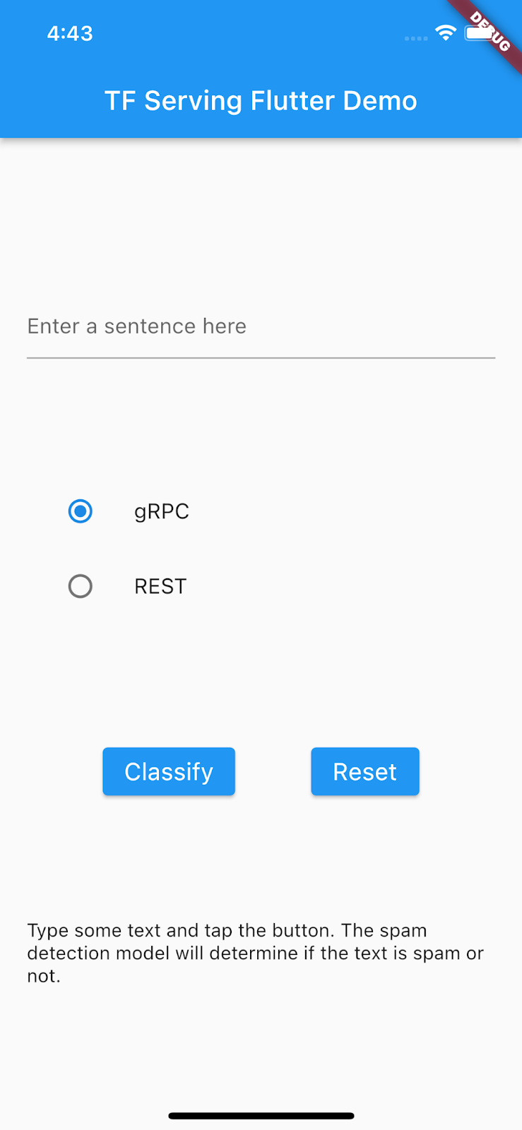 Create a Flutter app to classify texts | Google for Developers