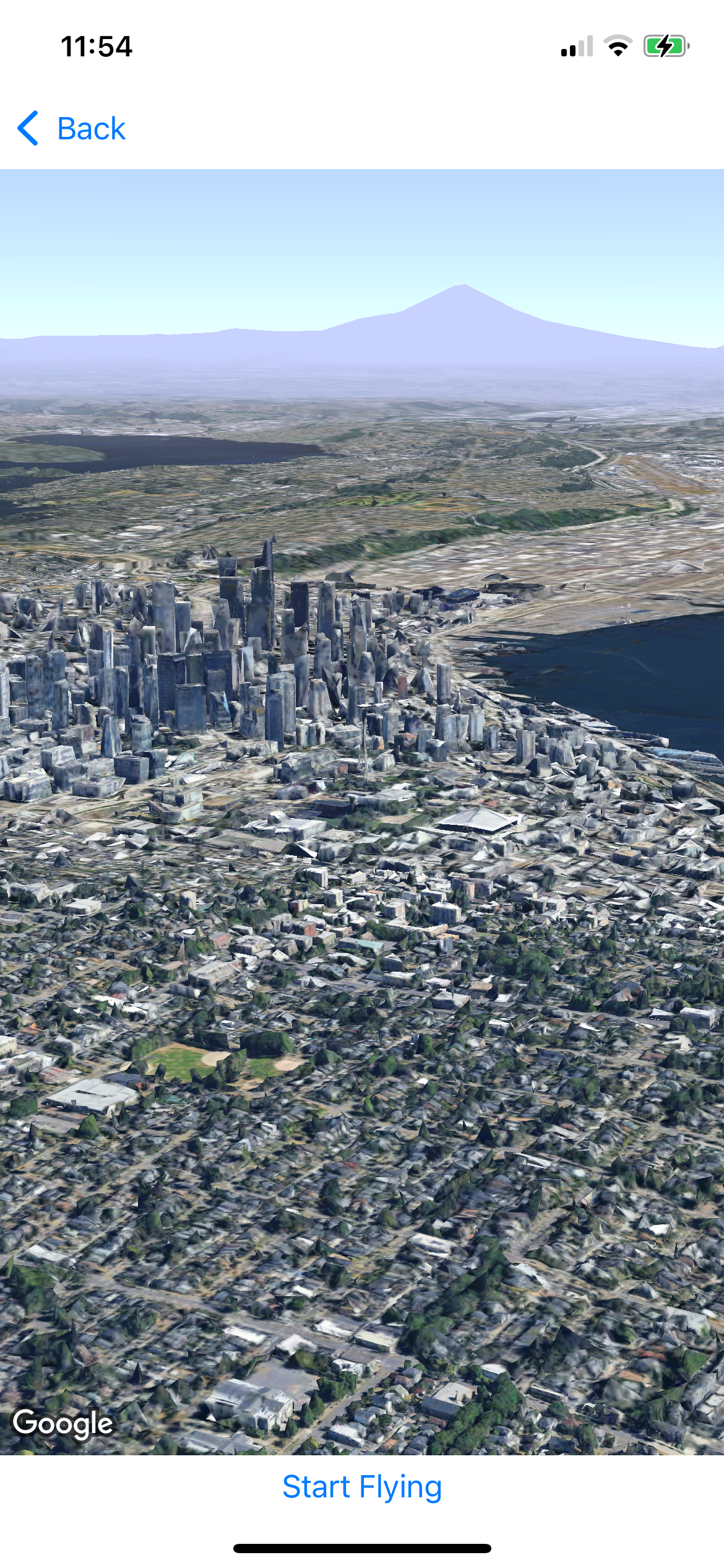 시애틀의 3D 지도