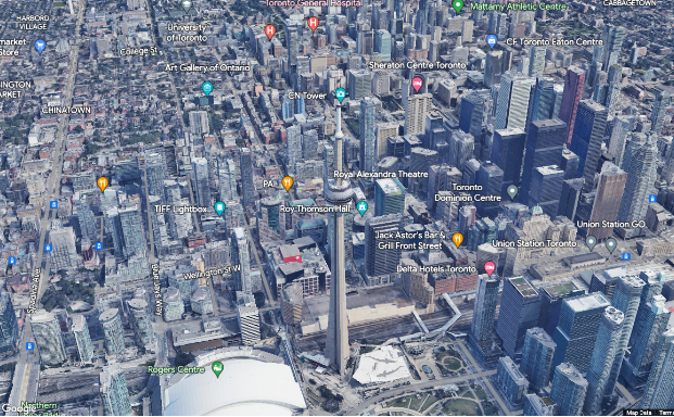 الخريطة الأولى التي ستنشئها.