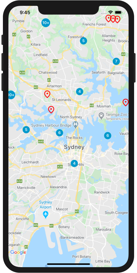 Add a map to your iOS app (Objective-C) | Google for Developers