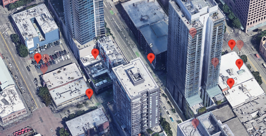 เครื่องหมายที่ถูกบดบัง "รูปภาพแสดงเครื่องหมายจํานวนหนึ่งและผลของการบดบัง