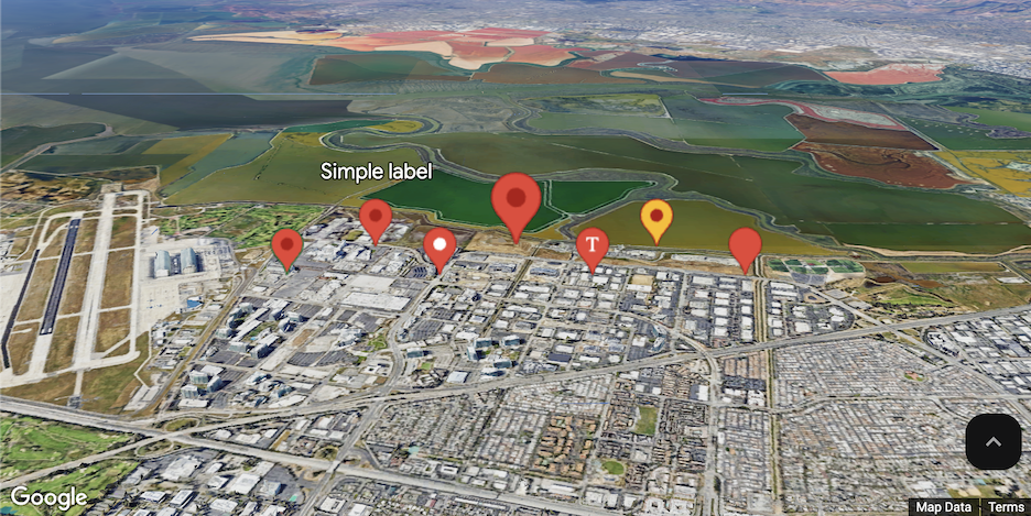 Hình ảnh cho thấy cách tuỳ chỉnh điểm đánh dấu cơ bản.