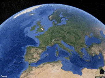 Новый масштаб маркера. “Zooming in to the new marker.