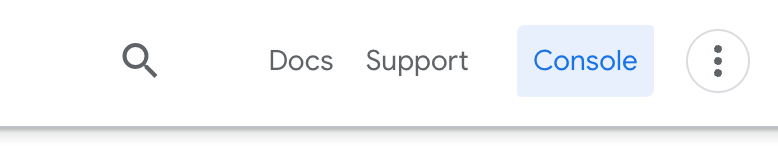 Image showing Cloud console link