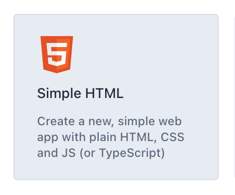 Изображение простого HTML-шаблона