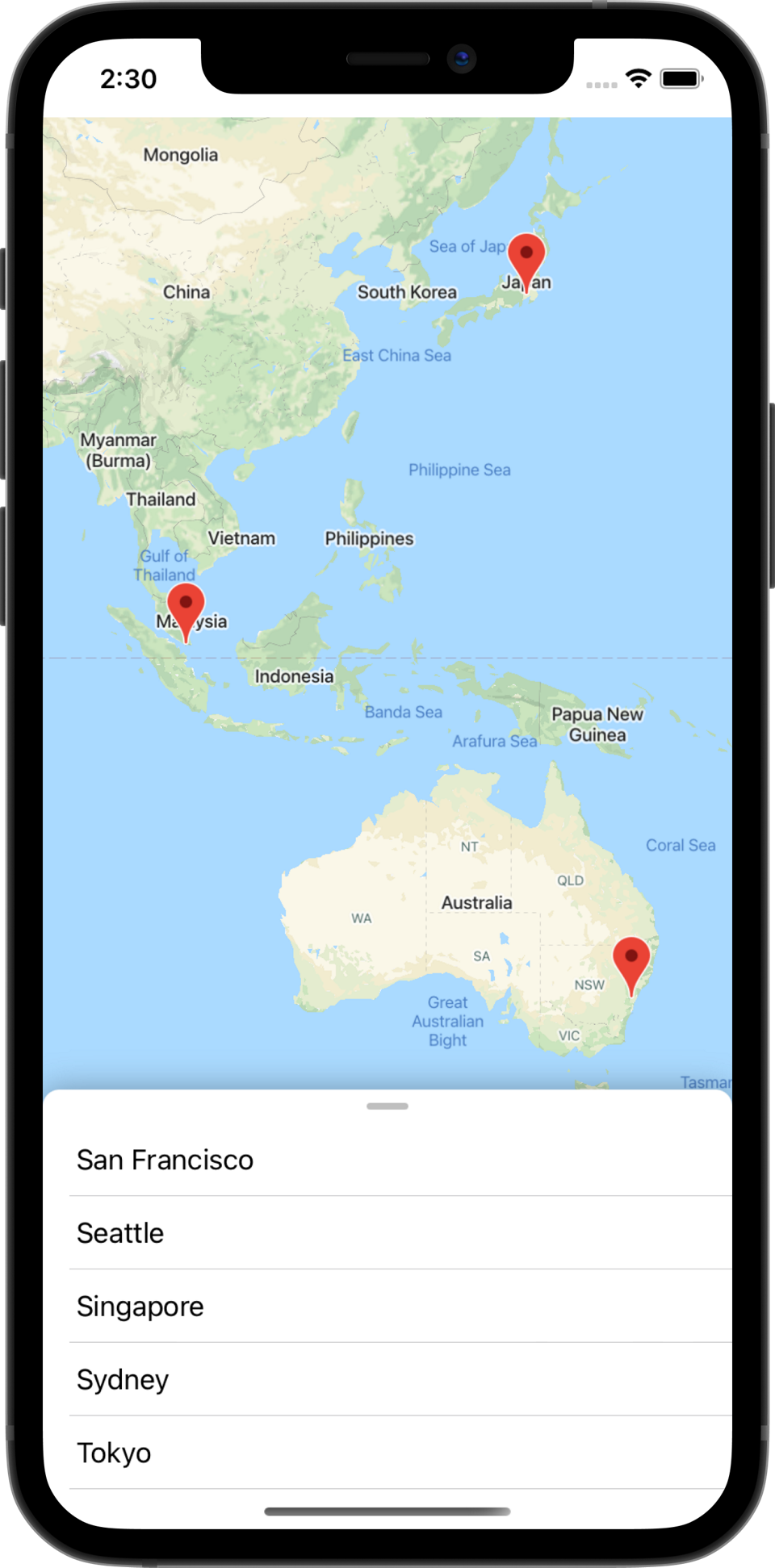 Add a map to your iOS app with SwiftUI (Swift) Google for Developers