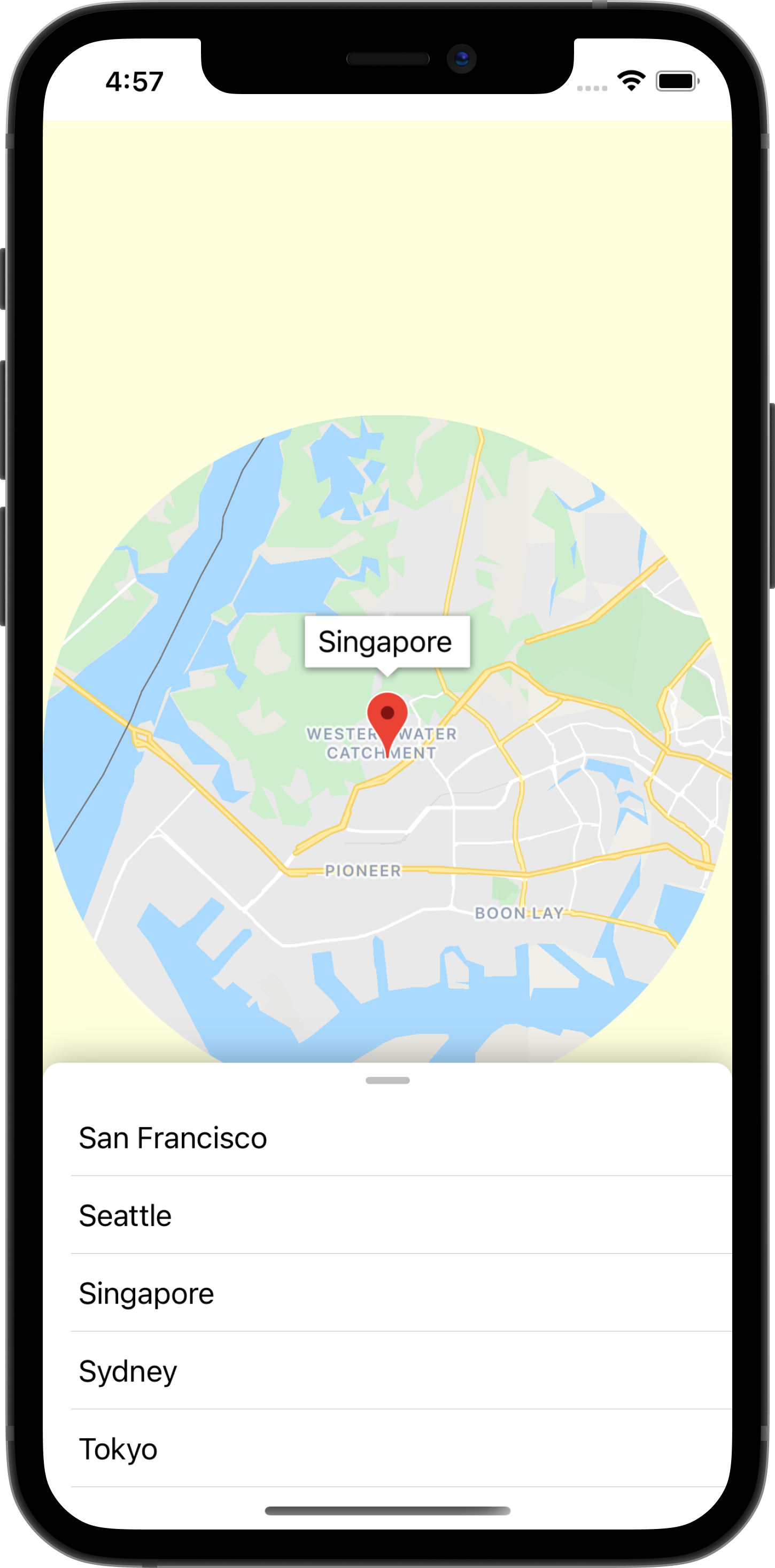 Add a map to your iOS app with SwiftUI (Swift) | Maps SDK for iOS ...