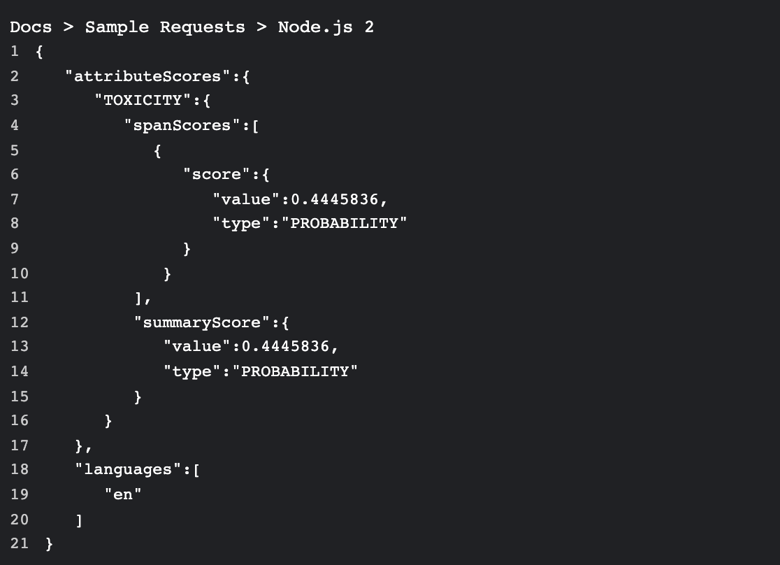 Get started with Perspective API | Google for Developers