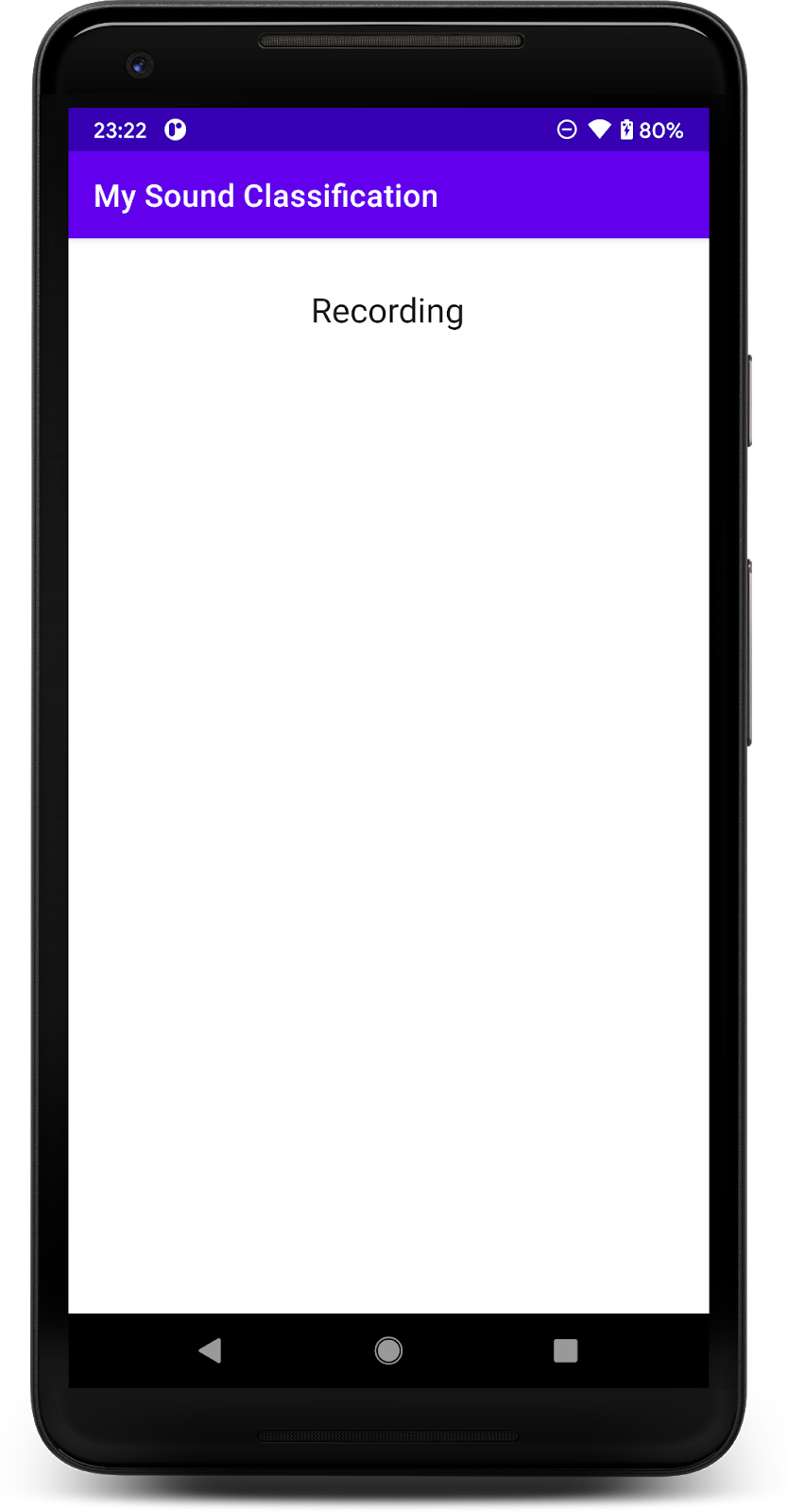 Create a basic app for audio classification | Google for Developers