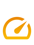 Yellow clock time icon