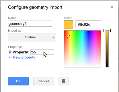Das Tool zur Konfiguration der Geometrie