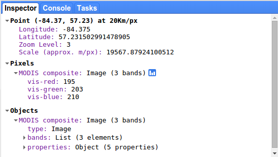 علامة التبويب "أداة الفحص"