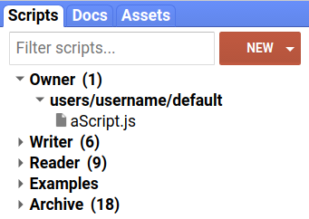 Gestore script