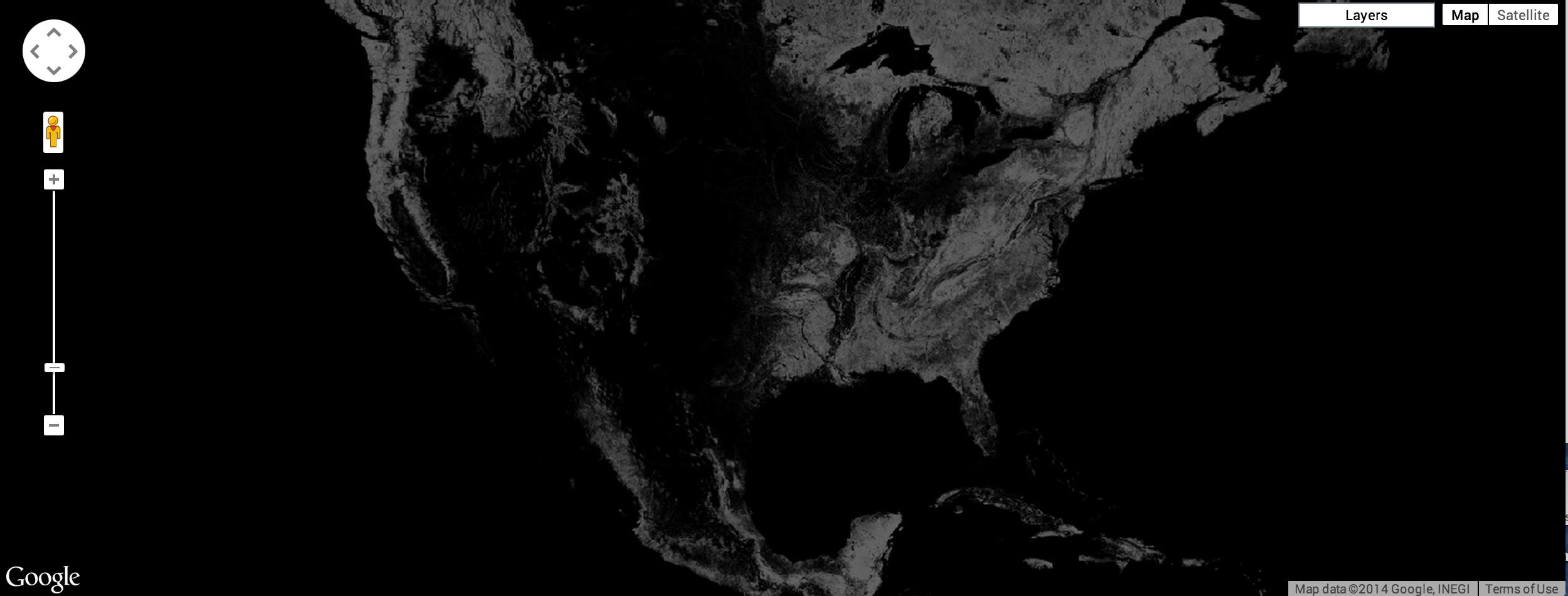 米国の樹木被覆