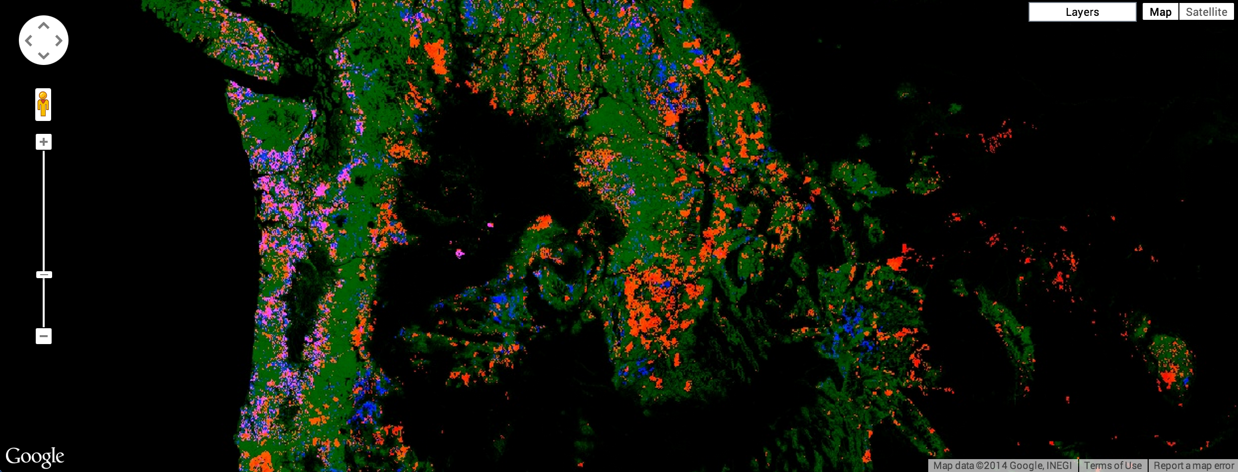 Thay đổi rừng ở Tây Bắc Thái Bình Dương