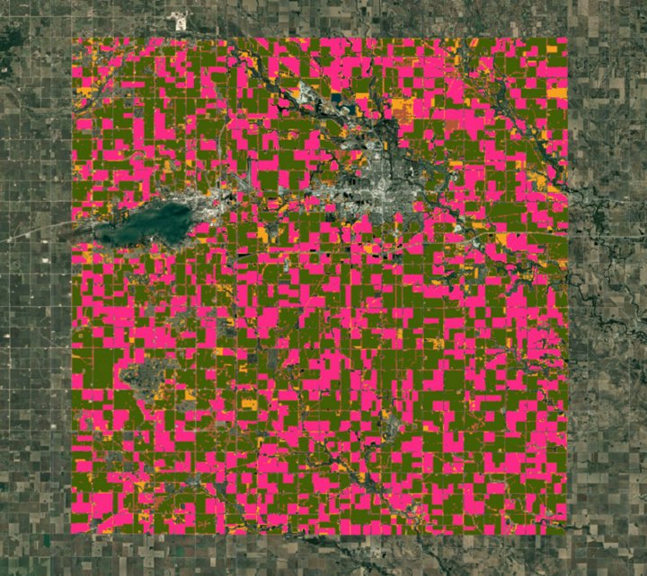 Unsupervised Classification with Satellite Embedding Dataset | Google ...