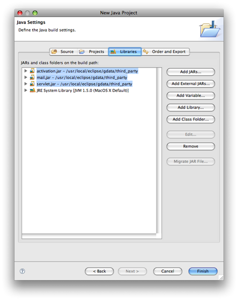 Thêm JAR phần phụ thuộc