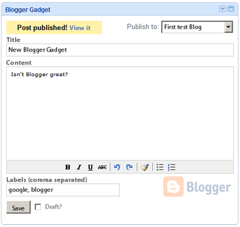 Гаджет блогера