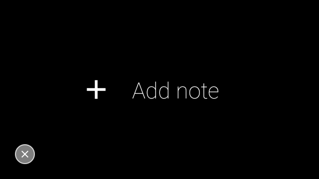 Glass の音声認識でコマンドが認識されなかった場合の画像。