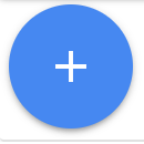 cerchio blu con segno più bianco