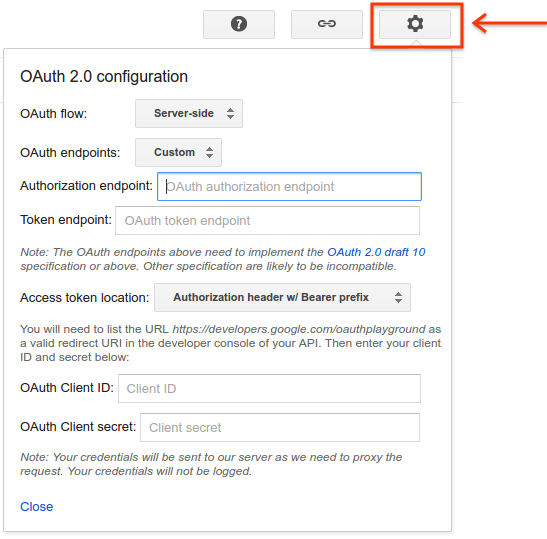 Sân chơi OAuth