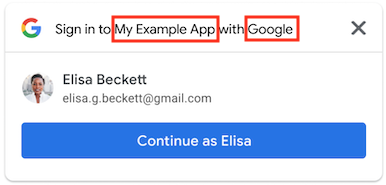 Percorso utente di ritorno in una singola sessione senza FedCM (con accesso automatico disattivato)