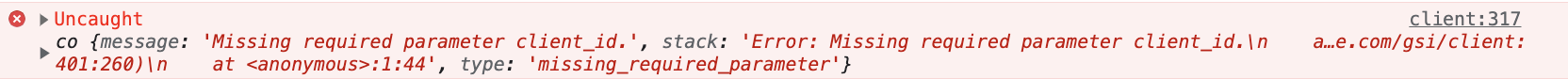 Errores de la consola de JavaScript