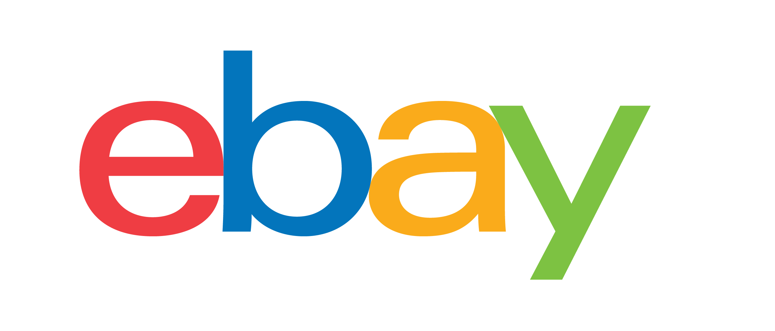eBay のロゴ。