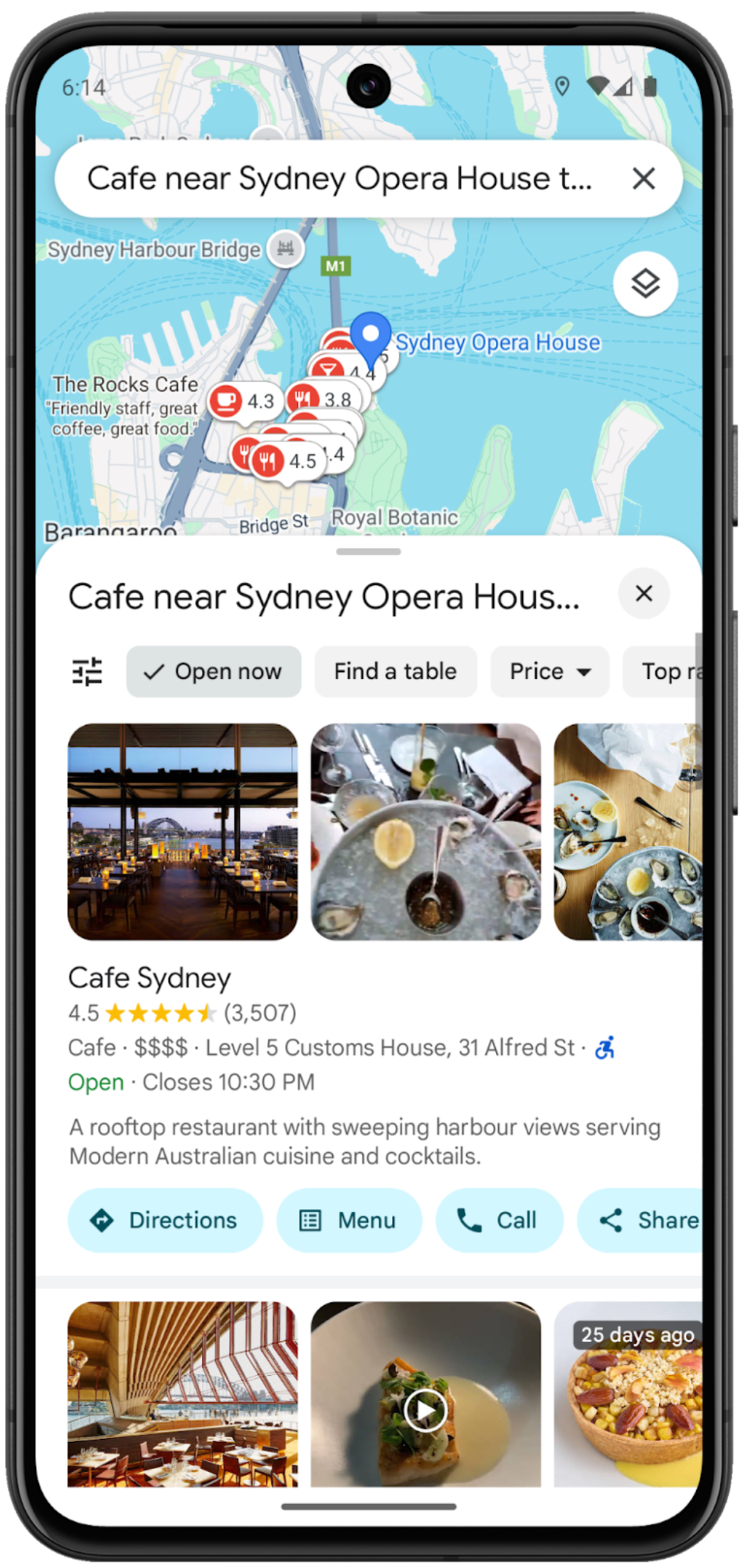 Wyszukiwanie kategorii – miejsca w pobliżu