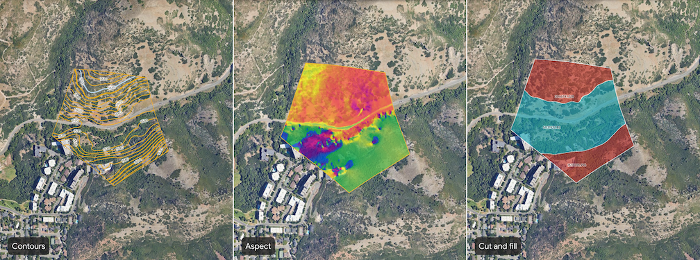 Google Earth'te kullanılabilen analiz araçları