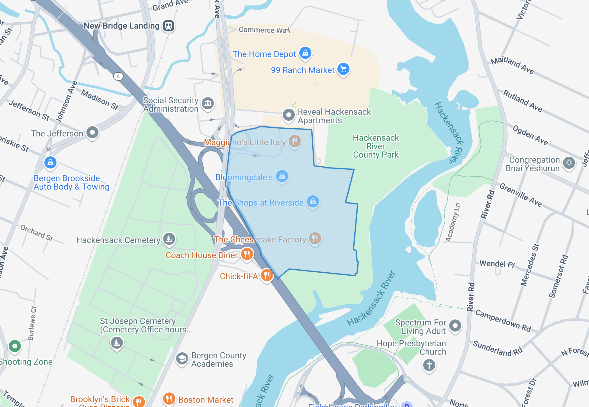 Contorno do terreno renderizado no mapa