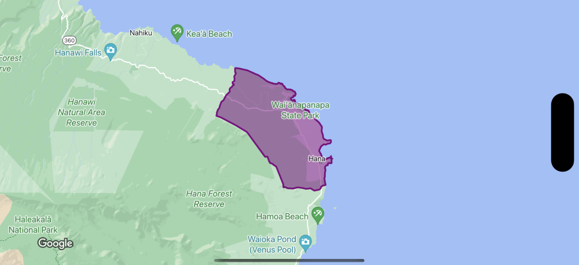 Диаграмма, показывающая граничный многоугольник. Особенности