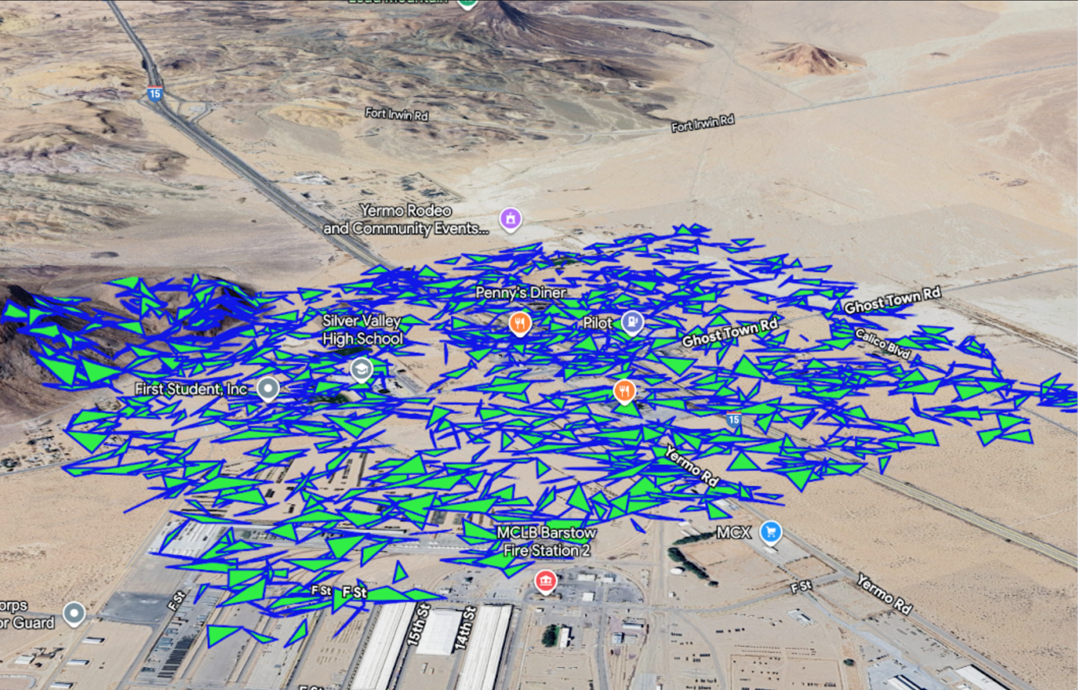 Poligon yükleme örneği