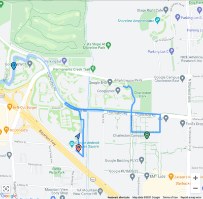 Esempio di visualizzazione della mappa di monitoraggio del parco risorse