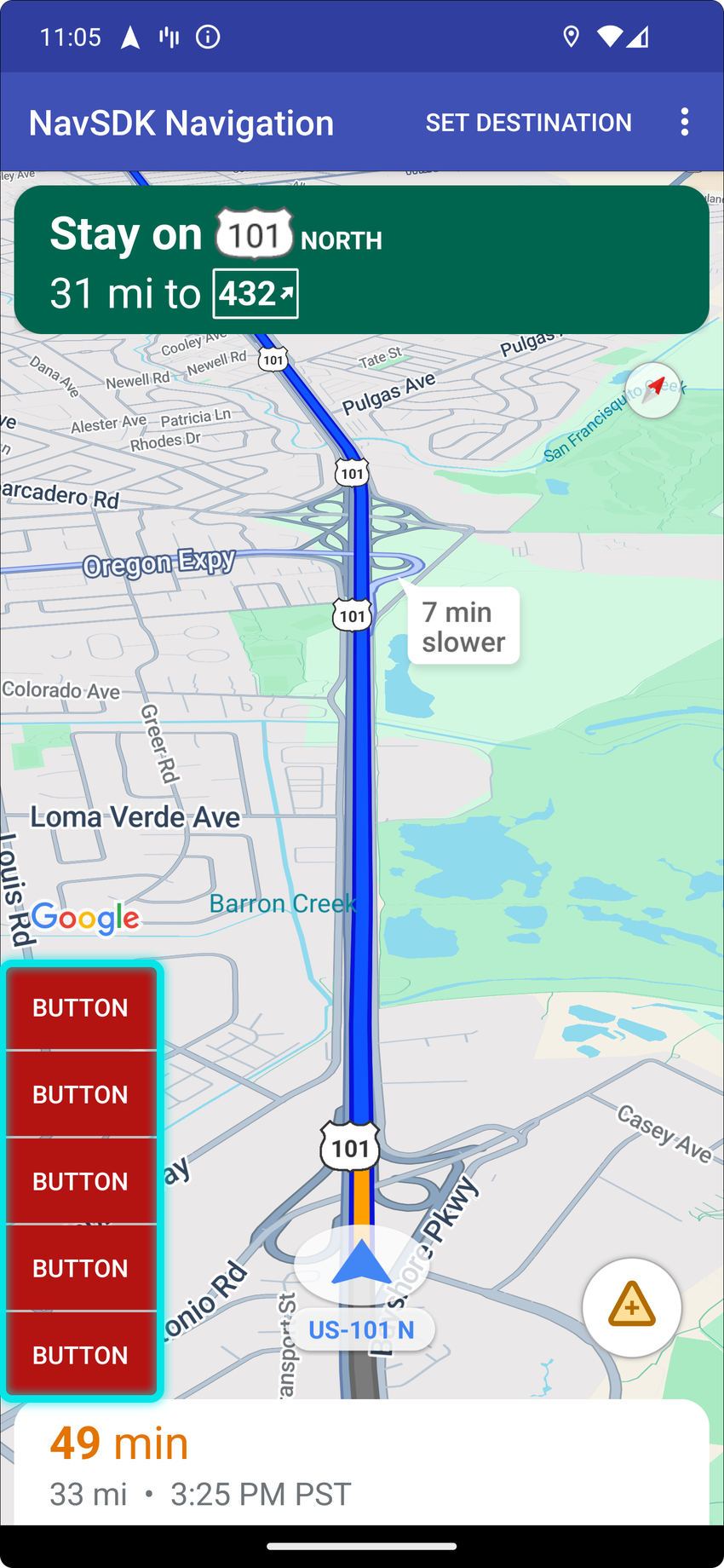 Vị trí điều khiển tuỳ chỉnh bắt đầu ở dưới cùng cho hướng dọc.