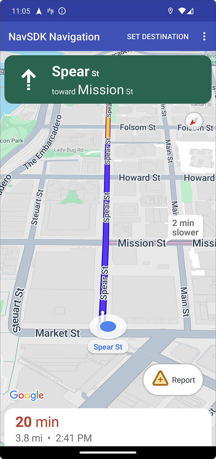 Кнопка «Сообщить»