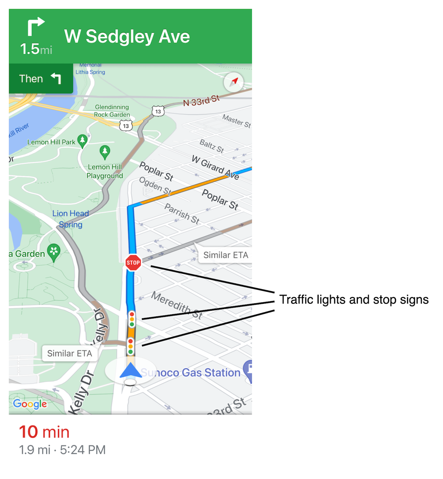 Customize the navigation UI | Google Navigation SDK for iOS | Google  Developers