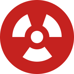 বিপজ্জনক পণ্যের আইকন A hazardous goods icon