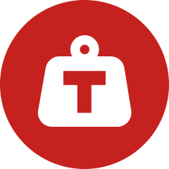 значок ограничения веса A weight restriction icon