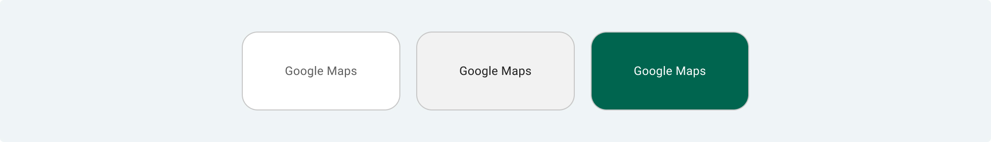 Variaciones aceptables de la atribución de texto de Google Maps