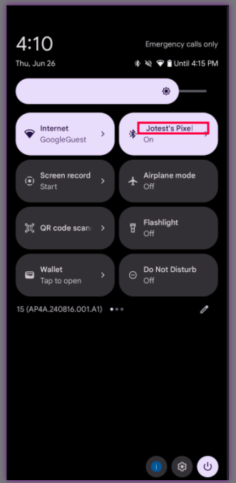 Bagian ini menunjukkan cara membuka menu yang dijelaskan.